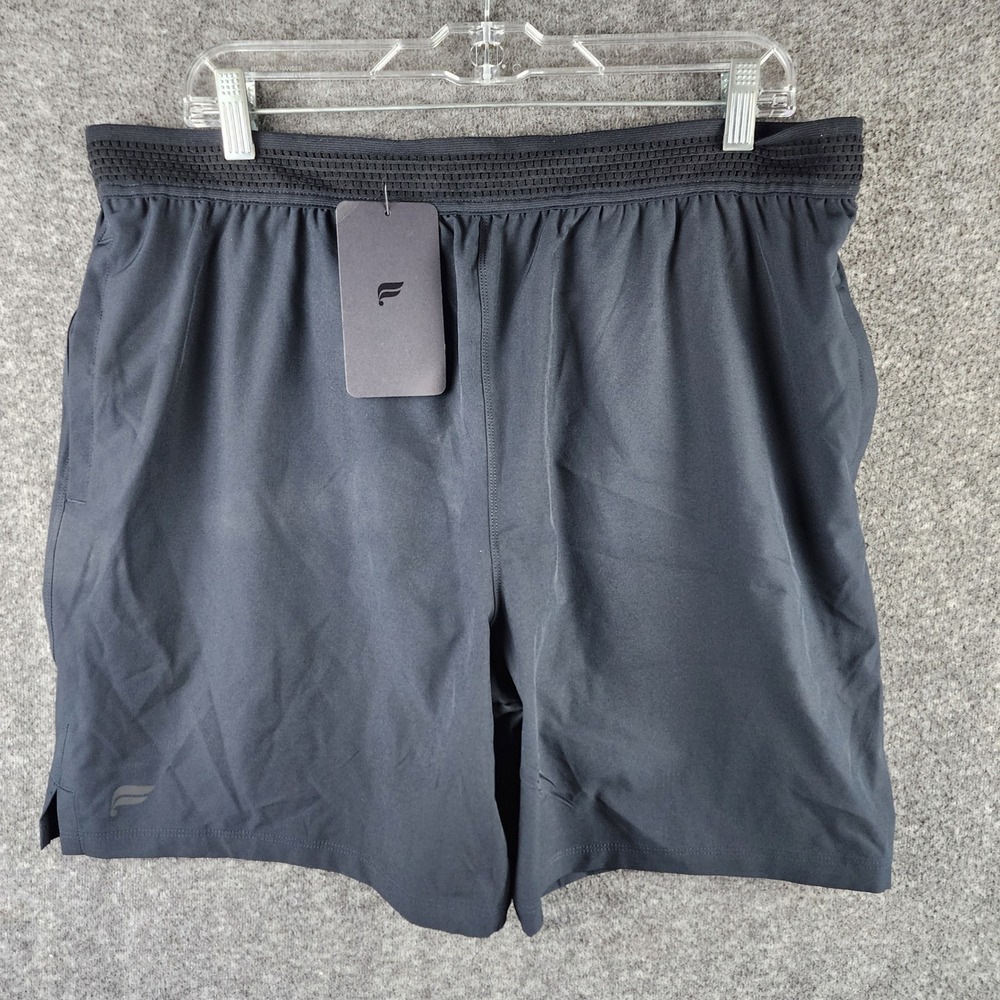 Fabletics Shorts Mens XL Fundamental Short Black 7" Lined Performance NEW